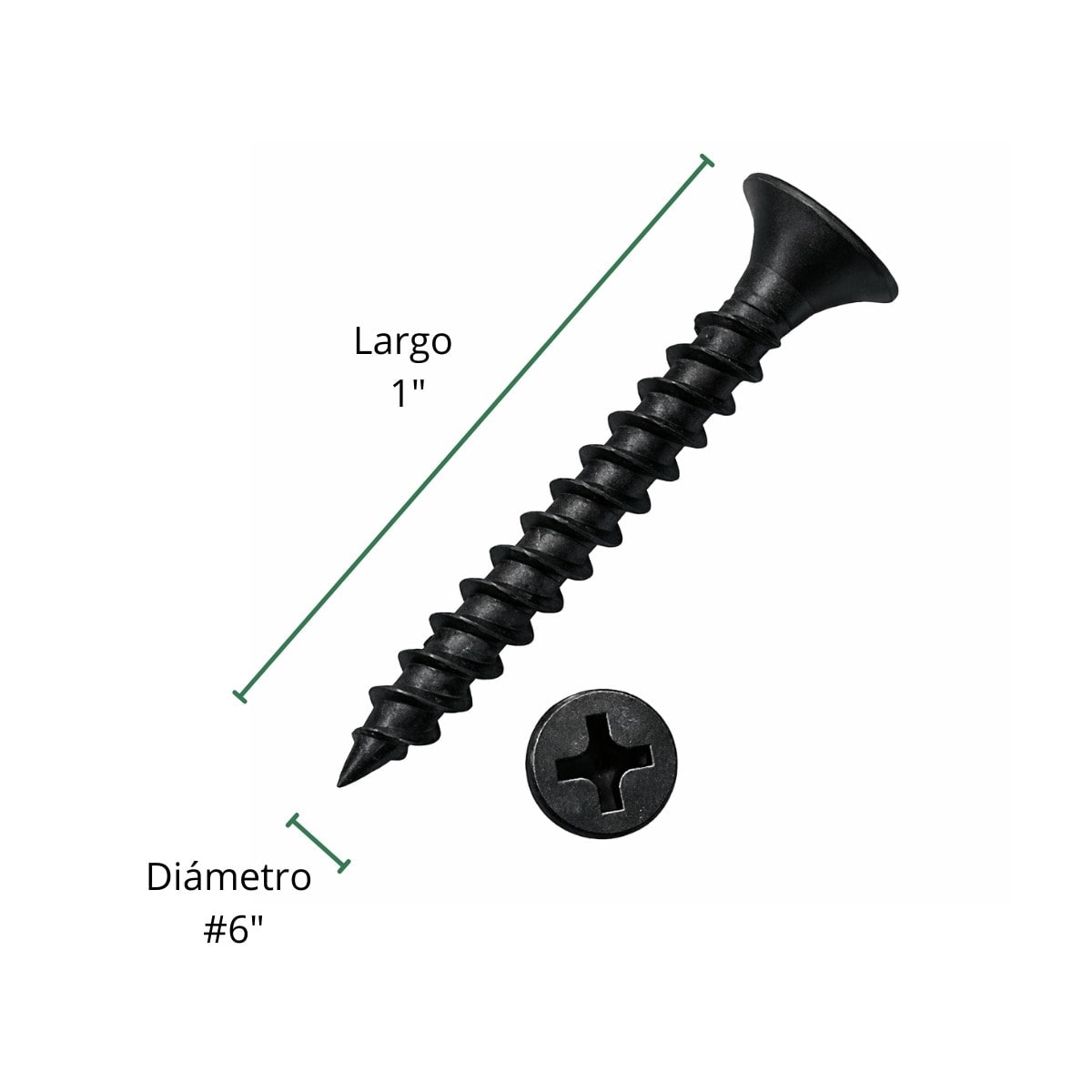TORNILLO P/GYPSUM 6X1`